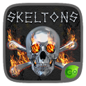 Fire Skeleton GO Keyboard Theme icon