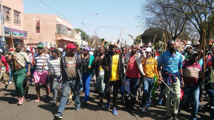 Protesting hostel dwellers took to the streets stating that they wants foreign nationals to leave.