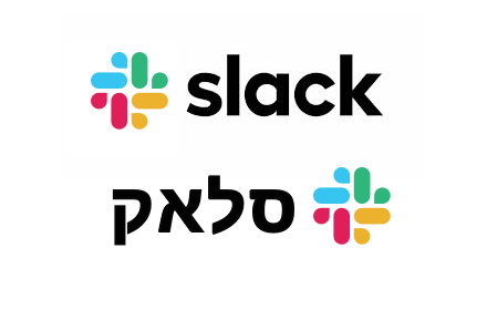 Hebrew support for Slack. RTL small promo image