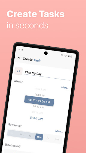 Screenshot Structured - Daily Planner