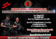 A poster advertising the range day for radical blacks which was posted on Facebook. 
