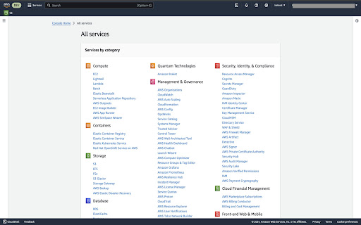 AWS Console Label