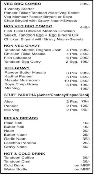 S.D. Tandoor menu 2