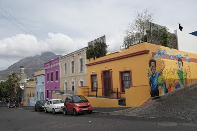 Bunte Häuser im Viertel Bo-Kaap