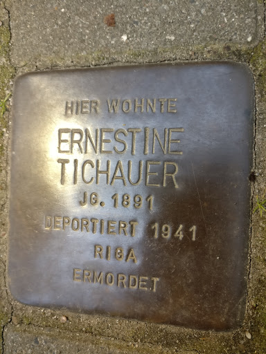 Stolperstein Ernestine Tichauer