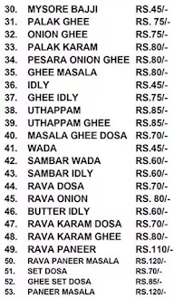 Sai Tiffin & Meals menu 2