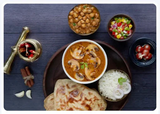 Mushroom Masala Thali