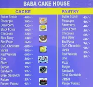 Baba Cake House menu 1