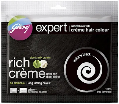Godrej Expert Rich Creme Hair Colour Natural Black - 20 gm