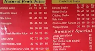 Shake King's menu 3