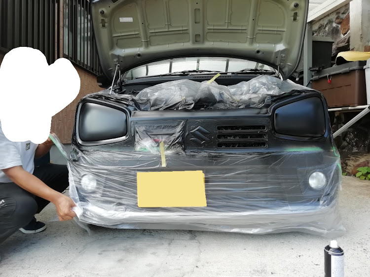 アルトワークスのドライブ・塗装完了・写真って難しいなぁ…。に関するカスタム事例の投稿画像2枚目