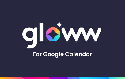 Gloww for Google Calendar small promo image