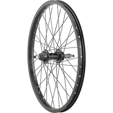 Sta-Tru Single Wall Rear Wheel - 20" - Bolt-On 3/8" x 135mm - Rim Brake - FW - Black