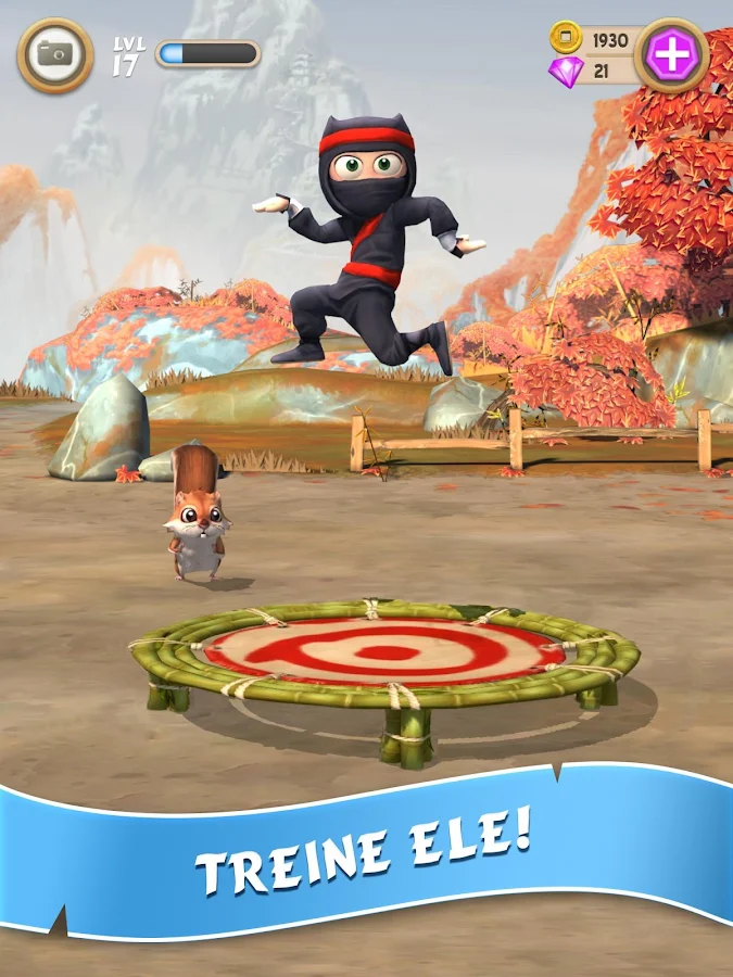 Clumsy Ninja - imagem de tela