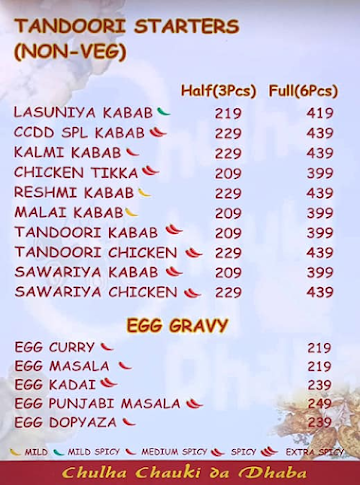 Chulha Chauki Da Dhaba menu 