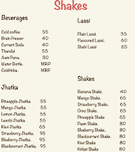 Jagraj Snacks & Shakes menu 2