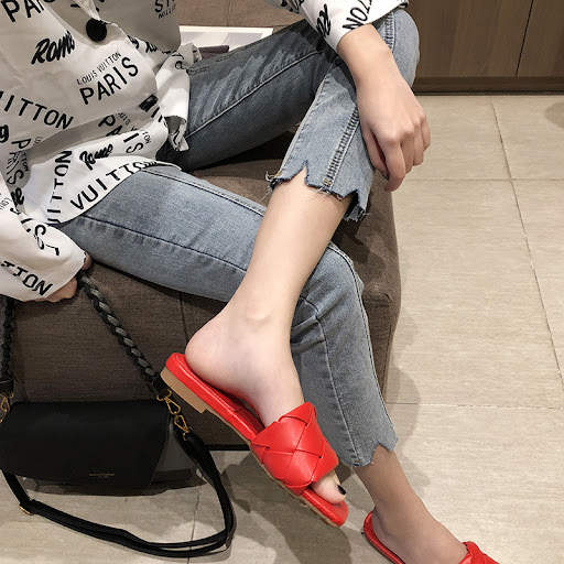 Title 27, Flat Woven Mules for Women. Comfortable and sty...