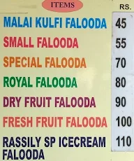 Rassily Ice-Cream Parlour menu 1