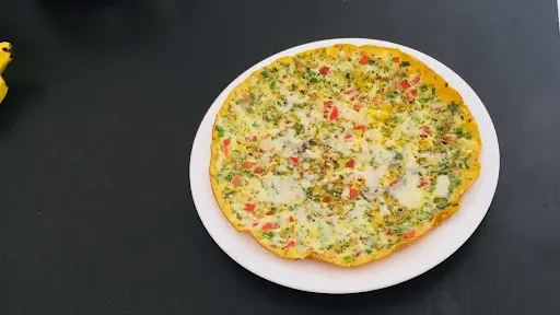 Desi Cheesy Masala Omelette
