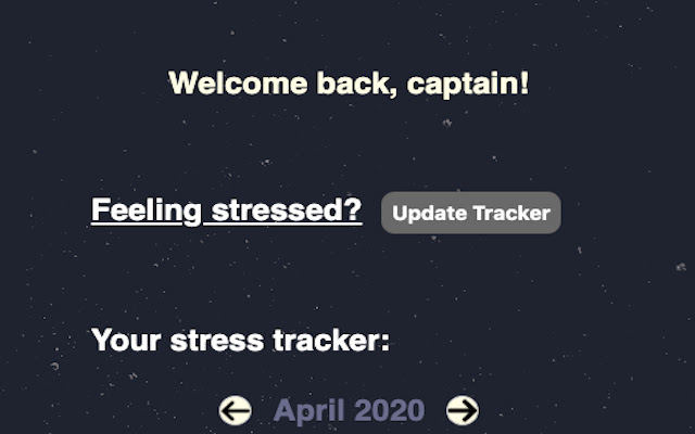 Stress Tracker chrome extension