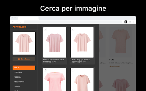 AliPrice Cerca per immagine Shein