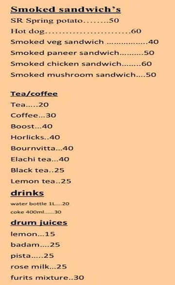 SR Snack-a-boo menu 