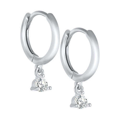 Title 1, Womens Fashion Sterling Silver Zirconia Earrin...