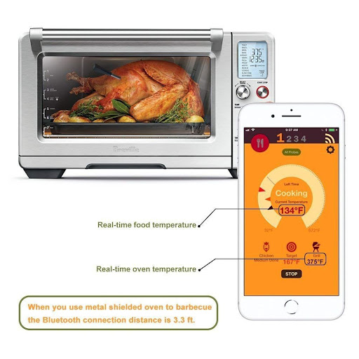 Title 3, Bluetooth BBQ Thermometer Wireless Probe Remote...