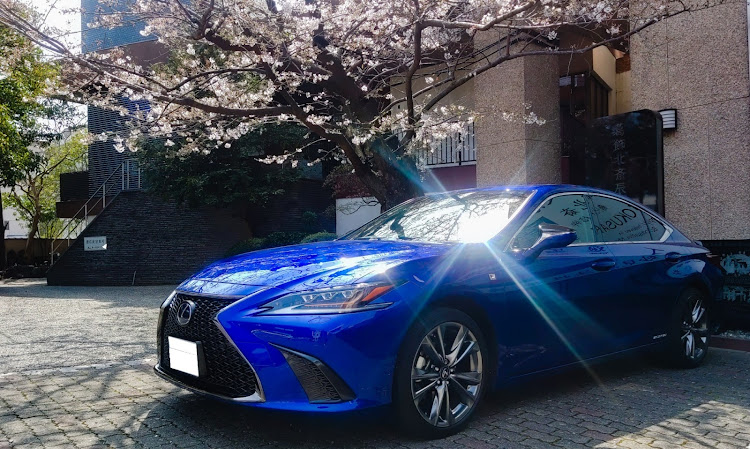 ESのサクラと愛車・LEXUS ES300h F  SPORTに関するカスタム事例の投稿画像1枚目