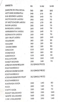 Swastik Sweets & Bakery menu 5