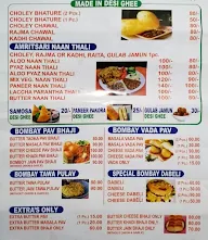 Jhakkas Bombay Pav Bhaji Punjabi Bagh Wale menu 1