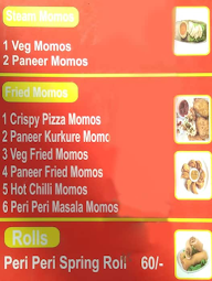 Devansh Momos Corner menu 1