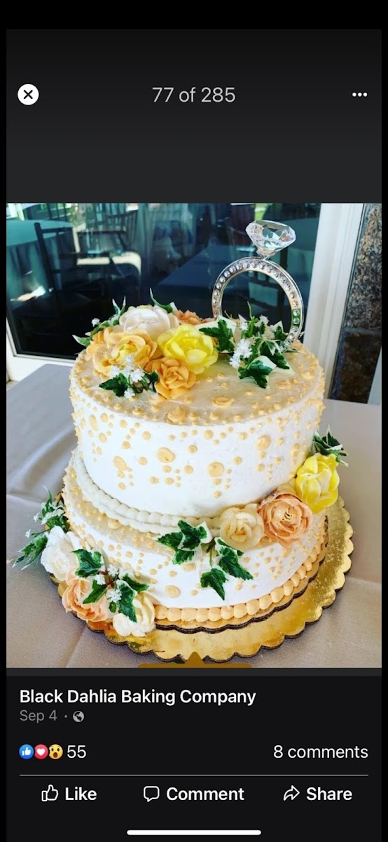 Carrot Cake Engagement Cake