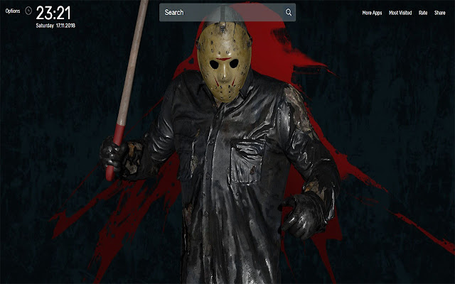 Friday the 13th Wallpapers NewTab Theme