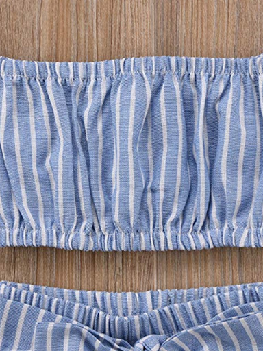 Title 2, Childrens Clothes Pinstripe Tube Top Half Slee...
