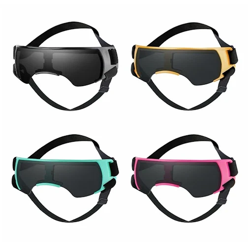 Dog Goggles Dog Sunglasses Adjustable Strap for Small Breed UV Protection Eyewear for Small Dog puppy Outdoor Riding Dri