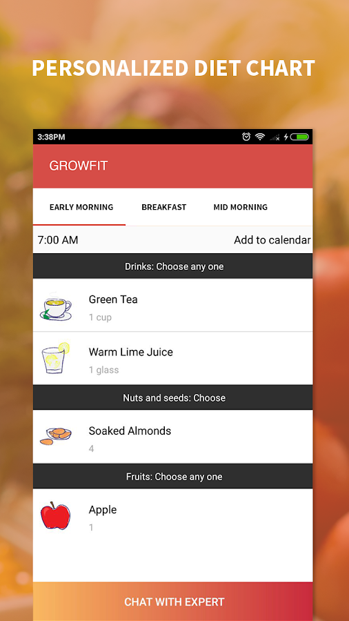    Diet Plan App - Grow Fit- screenshot  