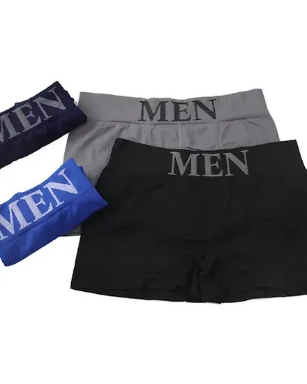 3Pcs/Lot Men's Panties Underwear Boxers Breathable Man Bo... - 2