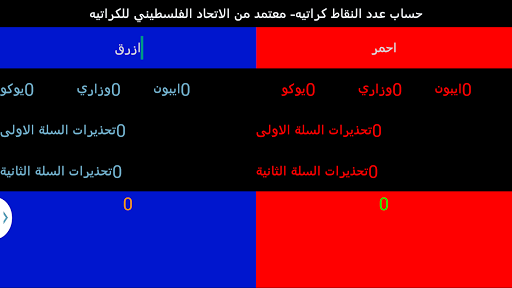 كراتيه تحكيم مباريات الكوموتيه