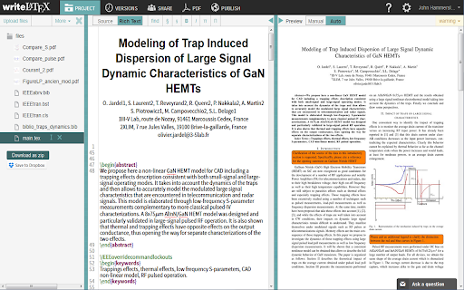 Modeling Induced Dispersion Large Signal Dynamic Characteristics HEMTs classical separate 