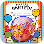 Cover Image of Download Birthday Invitation with Photo 1.00.06 APK