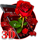 Herunterladen 3D valentine love rose theme Installieren Sie Neueste APK Downloader