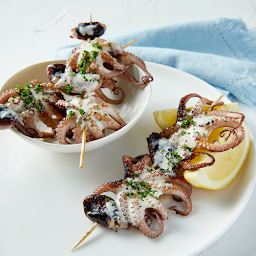 BBQ Octopus Skewer