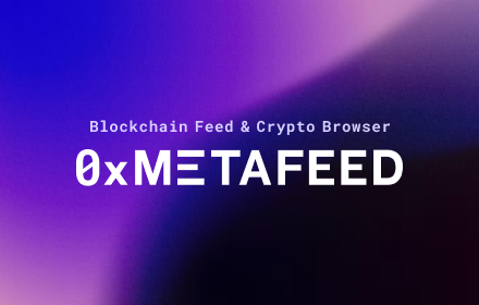 0xMetafeed - Blockchain Feed & Crypto Browser small promo image