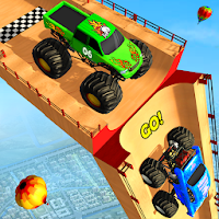 Mega Ramp Monster Legend Truck Trial Racing Games