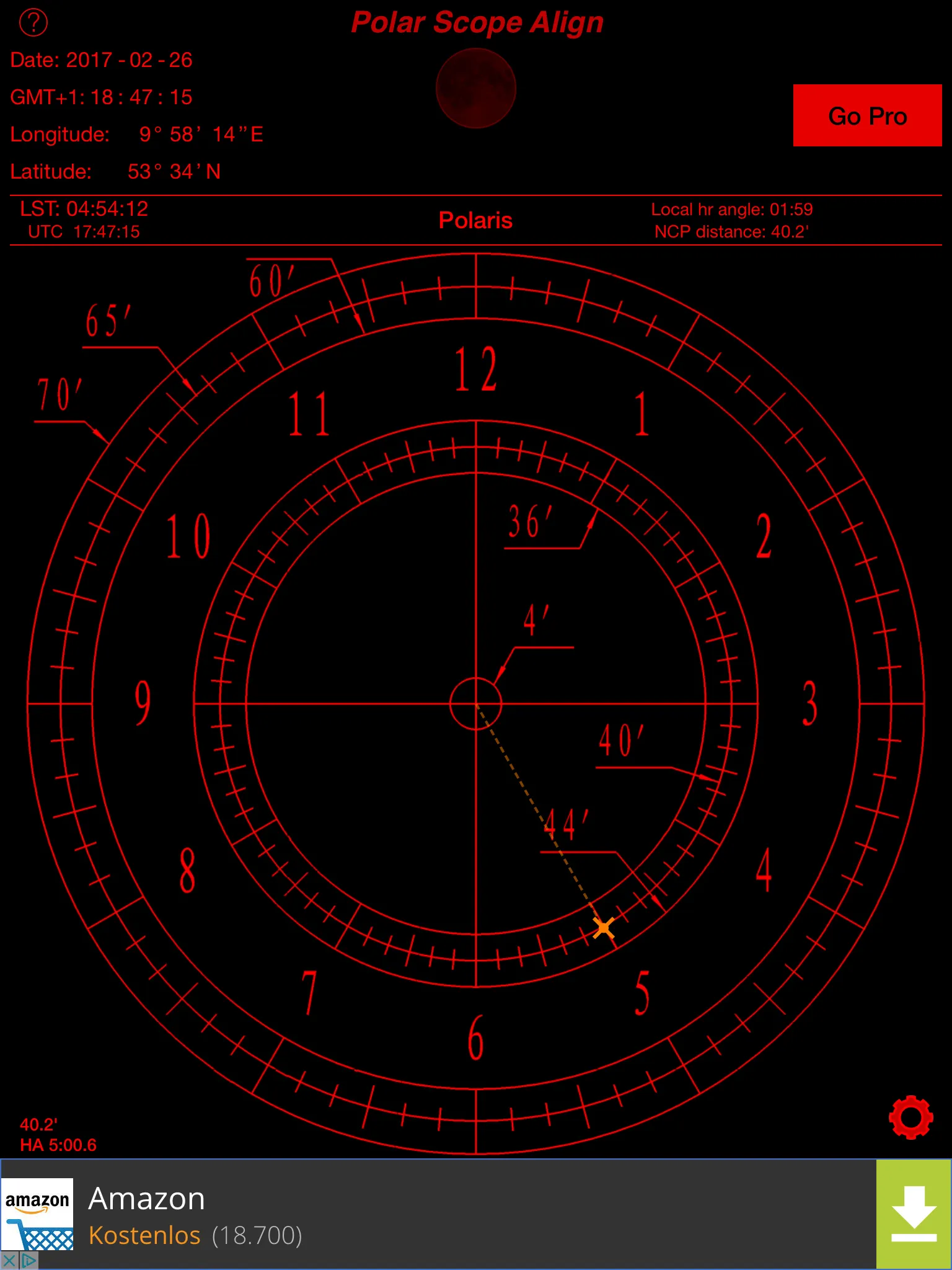 iPhone App: Polar Scope Align