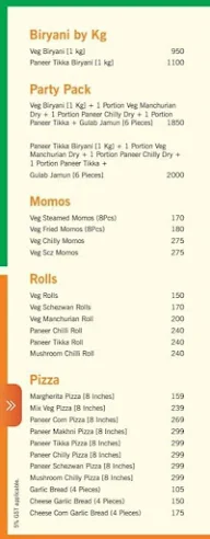 House Of Veggies menu 2