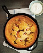 Skillet Peach Cobbler Recipe | Epicurious.com was pinched from <a href="http://www.epicurious.com/recipes/food/views/Skillet-Peach-Cobbler-366701" target="_blank">www.epicurious.com.</a>