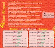 Biryani Mahal menu 1