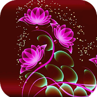 Neon Flower Wallpaper